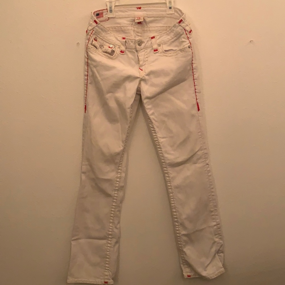 White True Religion Jeans
